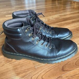 Dr. Martens Kelvin Air Wair black leather boots AW004 lace up Men’s size 14